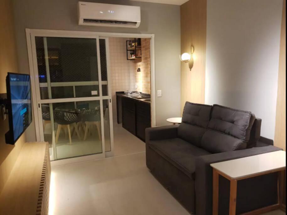 Ap Frente Mar Com Ar-Condicionado E Varanda Gourmet Mongaguá 外观 照片