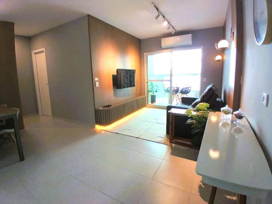 Ap Frente Mar Com Ar-Condicionado E Varanda Gourmet Mongaguá 外观 照片